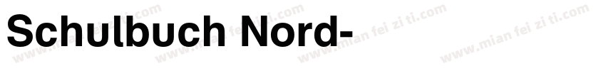 Schulbuch Nord字体转换